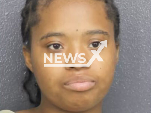 Photo shows Danica Chakira Hightower, undated. The Florida woman used a can of bear spray on her adult sister and a 1-year-old boy during an argument over a parking space. 
Note: Police photo(Broward Sheriff’s Office/Newsflash).