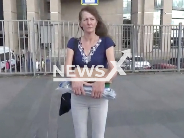 Tracie Brookes, with the belongings of her daughter, Ayse Rhiannon Vura, undated. Ayse Rhiannon Vural was found dead in Istanbul, Turkey. Note: Picture is a screenshot from a video (Newsflash)