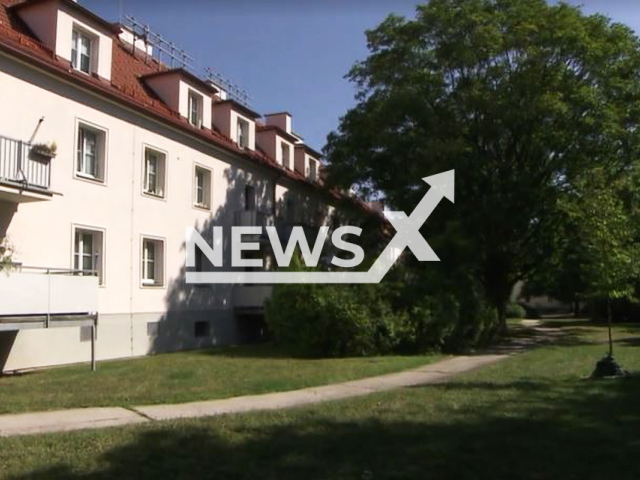 Picture shows  Kongresssiedlung estate, in Vienna, Austria, undated. The tenants at the estate have convinced officials to reconsider their strict lawn-mowing procedures to support the flora and fauna. Note: Photo is a screenshot from a video (Newsflash)