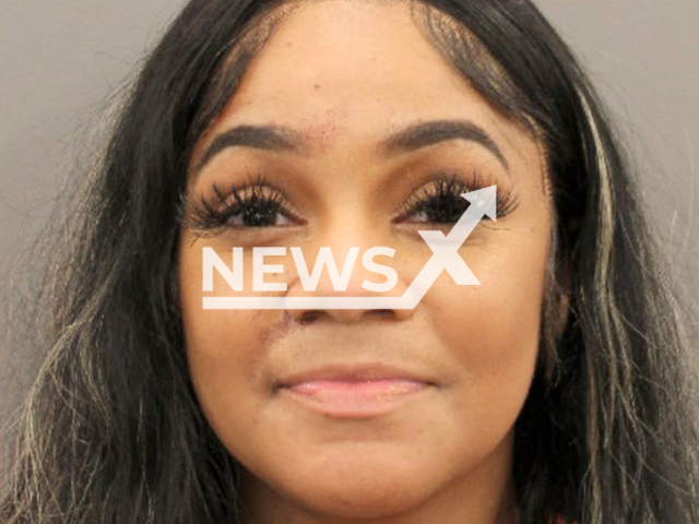 Keshante Shamirra Harris (27) from Texas accused of shooting her ex Aaron Konte Williams (29) in April 2022, during child custody exchange.
Note: Police photo(Houston Police/Newsflash).