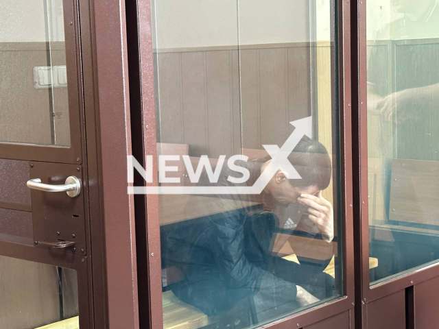 Picture shows Russian serial killer Alexey Vygovsky, 37, known as the Station Poisoner, in Ramenskiy City Court of the Moscow Region on Tuesday, Sep. 19, 2023. He got 22,5 years in special regime colony. Note: Photo is obtained from the Moscow interregional transport prosecutor's office. (@mmtproc/Newsflash)