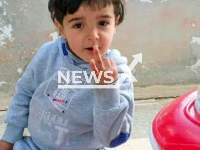 Abdul Rahman Muhammad Farid Al-Qaddah, 4, was allegedly killed by a thief in Al-Hirak, Syria. Note: Private picture (Newsflash)