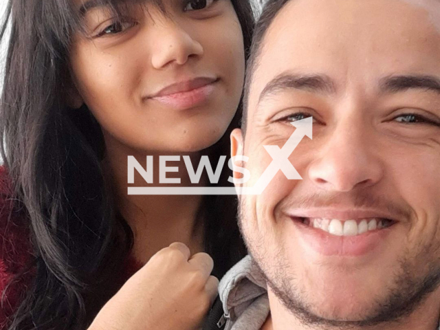 Leonardo Medeiros, 39, and Camila, 20,  pose in undated photo. He is a trans man and the father of Camila is a trans woman who transitioned at 15 year of age.  Note: Private photo. (@leonardo.mdrs/Newsflash)