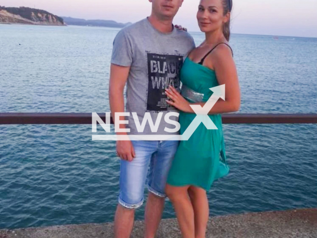 Photo shows Elena Samarina and Alexander Lysenko, undated. Their embryo was mixed with another couple's during IVF in Stavropol, Russia. Note: Picture is private (Newsflash)