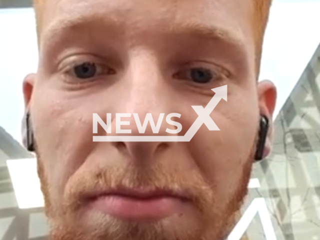 Image shows Rene Gerhards, 20, from Bad Emstal-Sand, Hesse State, Germany, undated photo. He was placed in custody for murdering Marie Sophie Radskopp on Wednesday, Sep. 27, 2023. Note: Photo is a screenshot from a video. (Newsflash)