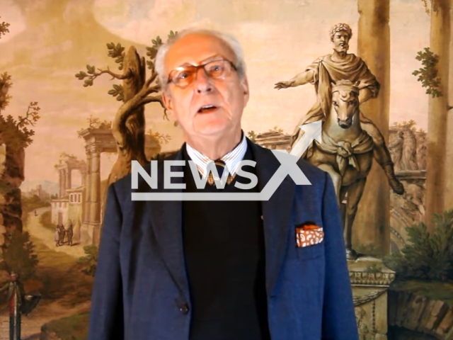 Photo shows Eduard von Anhalt, 81, the German cousin of the British King Charles III, undated. He said that Queen Camilla smoked marijuana.
Note: Photo is a screenshot from a video(Newsflash).