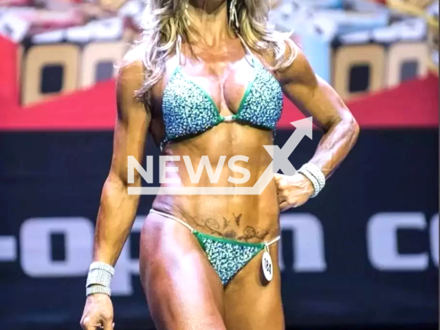 Photo shows Andrea Sunshine, undated. The bodybuilder, 53, was victim of human trafficking in Spain. Note: Licensed photo(@andrea_sunshinee/Newsflash).