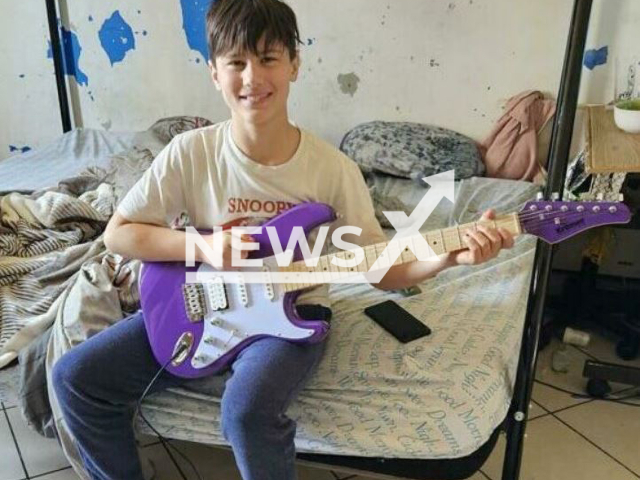 Jayden Louw, poses in undated photo. He was killed during a robbery at his home in Bapsfontein, South Africa, on Saturday Oct. 7, 2023. Note: Private photo. (Newsflash)