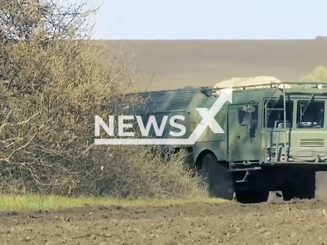 Iskander missile launch at the command post of the Armed Forces brigade in April 2022. Note: Picture is a screenshot from a video (Ministry of Defense of Russia/Newsflash)