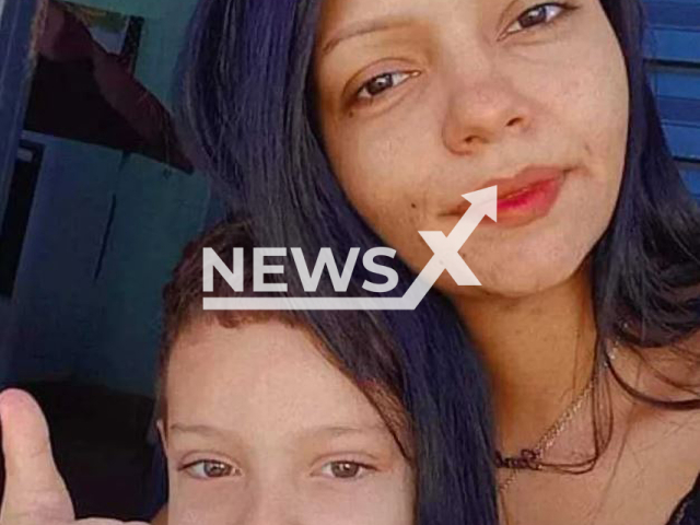 Izabella Rodrigues da Silva, 24,   and her son  Joao Pedro, 5, pose in undated photo.  His body was found in a creek in Santo Anastacio, Brazil, on  Thursday, Aug. 10, 2023, and his mother is the suspect.   Note: Private photo (Newsflash)