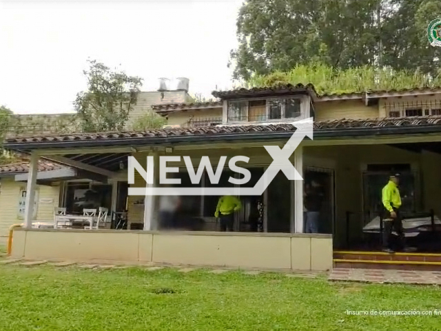 Picture shows the  museum in Medellin, Colombia, in October, 2023. The Colombia Prosecutor's Office seized the property belonging to Pablo Emilio Escobar Gaviria, bought with money from drug trafficking activities. Note: Picture is screenshot from a video. (@FiscaliaCol/Newsflash)