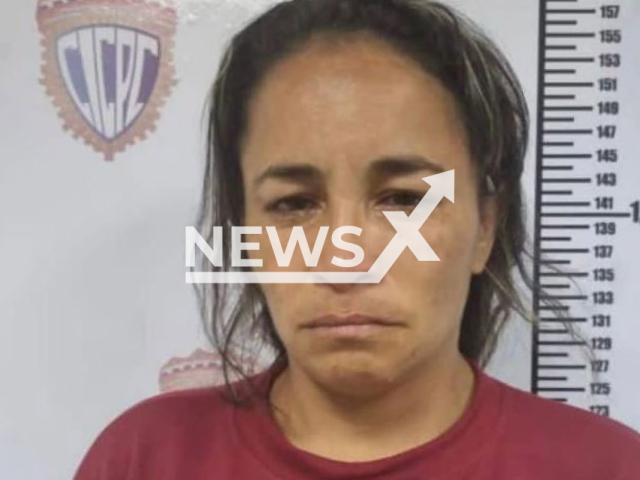 Marielys del Carmen Yedra,   arrested for attempting to sell organ through the Marketplace platform on Facebook, in Venezuela, in April, 2022. Note: Police photo. (@TarekWiliamSaab/Newsflash)