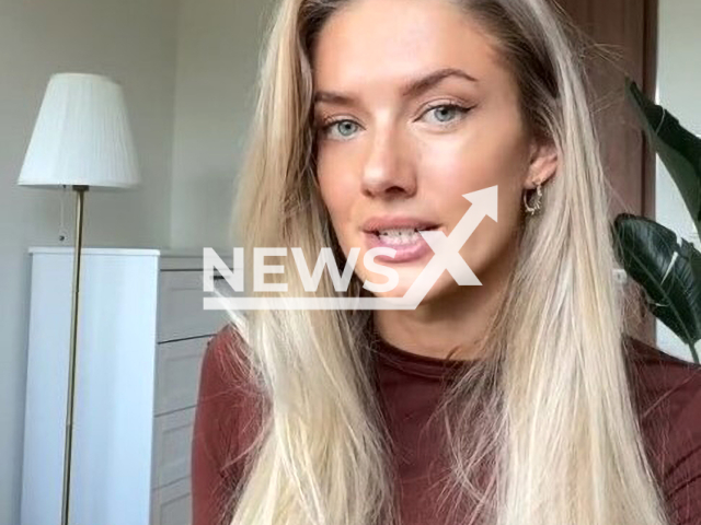 Photo shows Alica Schmidt, 24, undated. The German athlete said it's not easy to make money from sport. Note: Photo is a screenshot from a video(@alicaschmidt/Newsflash).