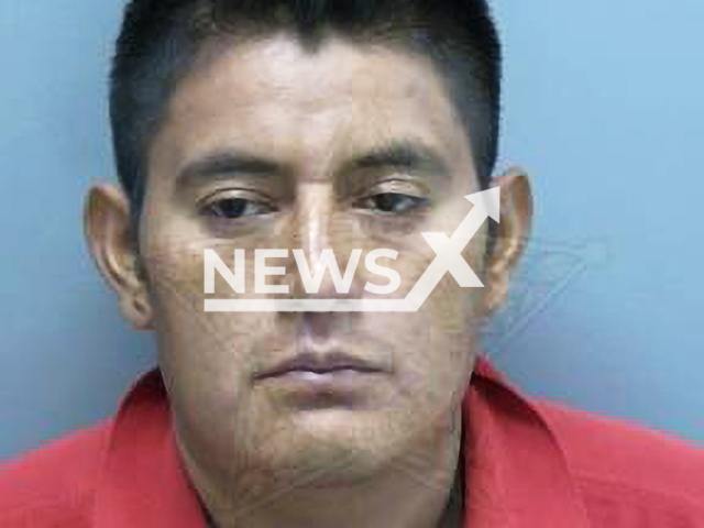 Picture shows Diego Tzoy Pu, 33, undated. He was  charged with child neglect in Florida, US. Note: Police photo. (Lee County Sheriff's Office/Newsflash)