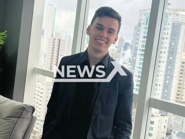 Photo shows Denner Chiodi Baumann, undated. The country singer, 23, died in an accident in Rancho Queimado, Brazil on Wednesday, November 01, 2023.
Note: Private photo(@dennerchiodioficial/Newsflash).