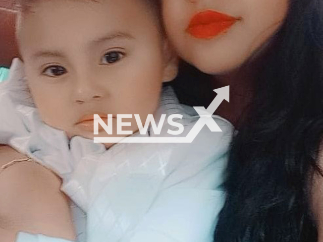 Marilu Galicia Hernandez, 21, poses with son in undated photo. She was found in a clandestine grave in Xalapa, Mexico. Note: Private photo. (Newsflash)