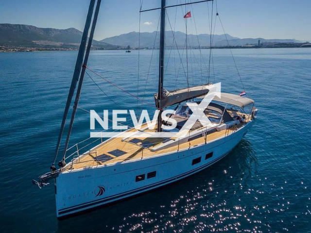 Picture shows the yacht Mischief, undated. It was found by police in Natal, Brazil, on Saturday , Nov. 11, 2023, after it was stolen in Croatia. 
Note: Private photo. (@MischiefSailing/Newsflash)