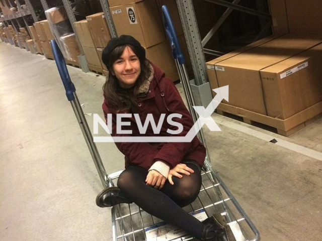 Giulia Cecchettin poses in undated photo. Her body was found in Friuli, Italy. Note: Private photo. (Newsflash)