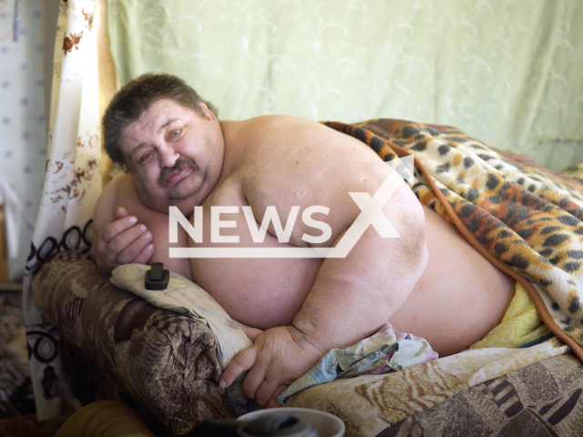 Photo shows Leonid Andreev, undated. Andreev, from Tyumen, Russia, reportedly died of a heart attack caused by excess weight. Note: Picture is a screenshot from a video (Newsflash)