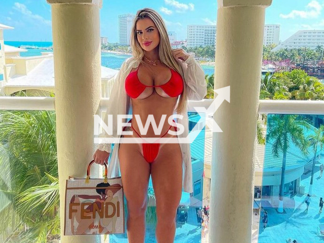 Photo shows Denise Rocha, undated. She received an offer worth R$100,000 to have digital sex.
Note: Private photo(@deniserocha.oficial/Newsflash)