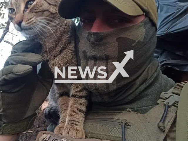 Photo shows a German soldier who fights in the Ukraine War, undated. He trained as a Panzergrenadier in the Bavarian Forest and fought in Afghanistan. Note: Picture is private (Newsflash)