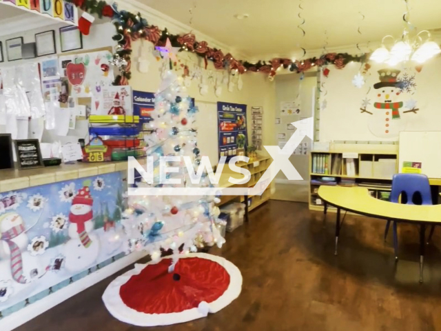 Illustrative image of Christmas decorations in a day-care centre, undated. Hamburg day care centre foregoes Christmas tree. Note: Image is a screenshot from video. (Newsflash)