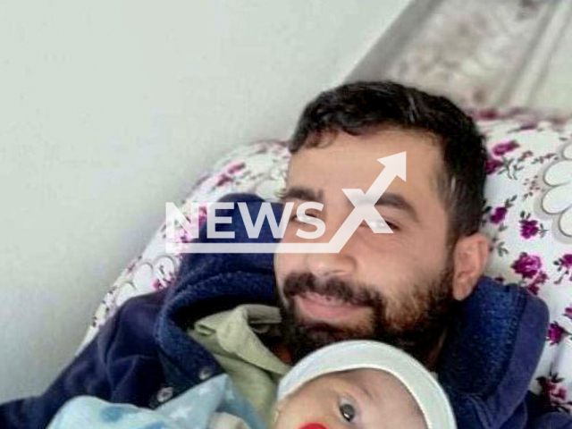 Yunus Goc from Gaziantep in Turkey, in a photo with his baby who he beat on 29th November 2021. 
You might consider blurring the photo of the baby.
Note: Private photo(Newsflash).