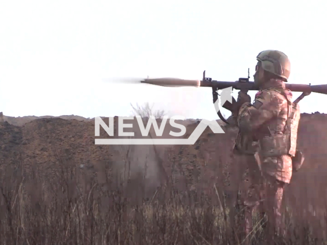 Training of Russian Storm units to counter enemy sabotage reconnaissance groups at training grounds located on the territory of the Donetsk People's Republic. Note: Picture is a screenshot from the video. (MOD Russia/Clipzilla)