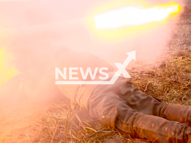 Russian servicemen of the assault units of the Vostok group train on the training grounds in the rear zone of the special military operation, in Ukraine. Note: picture is a screenshot from the video. (MOD Russia/Clipzilla)