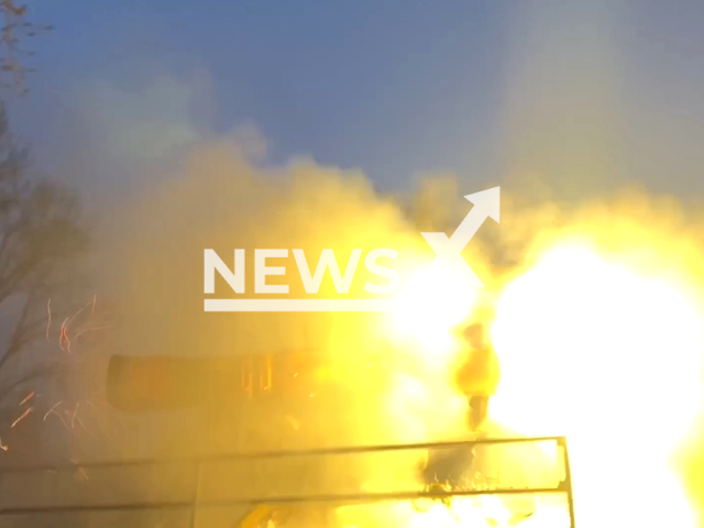 Russian intelligence officers destroyed an observation post of the Ukrainian Armed Forces using the Fagot ATGM, in Kupyansk direction, Ukraine. Note: Picture Is a screenshot from the video. (MOD Russia/Clipzilla)