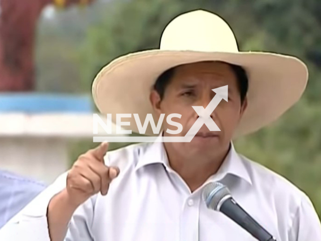 Peruvian president Pedro Castillo proposes chemical castration to rapists of minors in Peru. Note: Photo is a screenshot from a video(Newsflash).