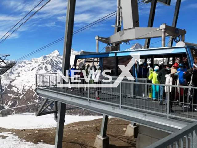 Illustrative image shows Zermatt ski area, undated. The lift prices reportedly change several times a day. Note: Image is a screenshot from video. (Newsflash)