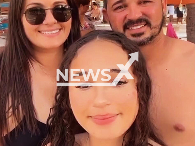 Picture shows the family who were found dead, undated. Bodies were found with gunshot marks on a rural road in Votuporanga, Sao Paulo, Brazil. Note: Private photo. (Newsflash)