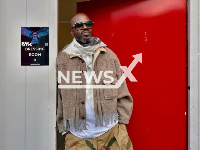 Nkosinathi Maphumulo, knowns as DJ Black Coffee,  poses in undated photo. He was injured in a ‘severe travel accident’ traveling in a plane to his scheduled show in Mar Del Playa, Argentina. 
 Note: Private photo. (@realblackcoffee/Newsflash)