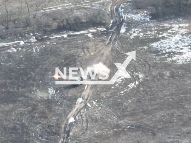 Russian GRAD shoots in Kherson Oblast, Ukraine in undated footage. The footage was released by the Command of the Special Operations Forces on Thursday, Jan. 18, 2024. Note: Picture is screenshoot from a video (@usofcom/Newsflash)