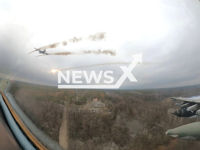 Su-25SM attack aircraft from the Central Military District executed a precision strike on Ukrainian Armed Forces positions in the Krasnolimansk direction on 22 January. Note: Picture is a screenshot from the video.(MOD Russia/Clipzilla)