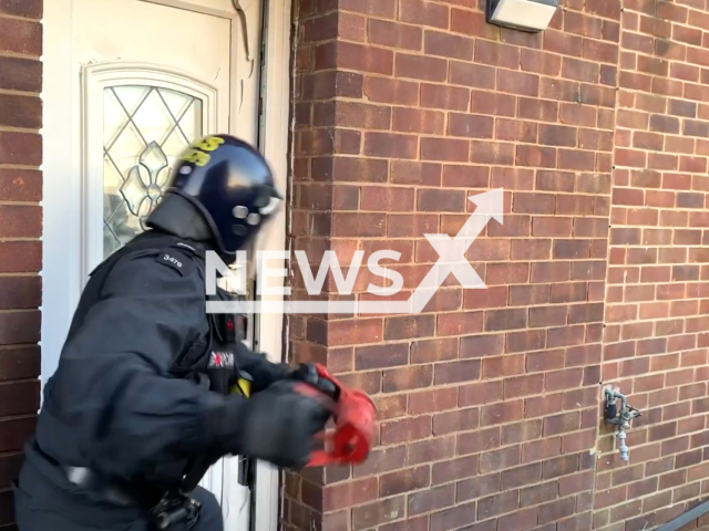 Police execute a targeted raid on a rural Doncaster house, uncovering an elaborate cannabis farm, arresting a 22-year-old suspect, and seizing approximately £90,000 worth of cannabis on 24 January. Note: Picture is a screenshot from the video. (South Yorkshire Police/Clipzilla)