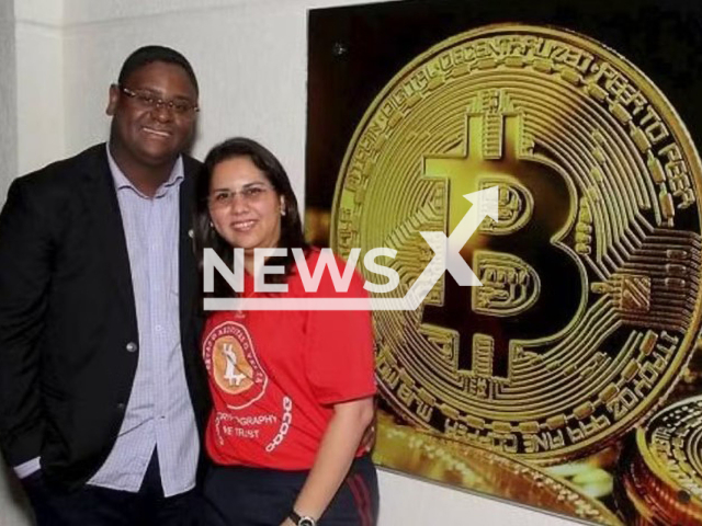 Photo shows Mirelis Diaz Zerpa and Glaidson Acacio dos Santos, the 'Pharaoh of Bitcoins', undated. She was arrested in Chicago, USA on Wednesday, January 24, 2024. Note: Private photo(Newsflash).