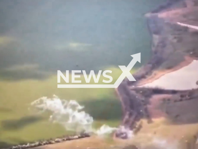 Ukrainian paratroopers shot down a Russian helicopter with a Stinger in April 2022. Note: Picture is a screenshot from a video (@DefenceU/Newsflash)