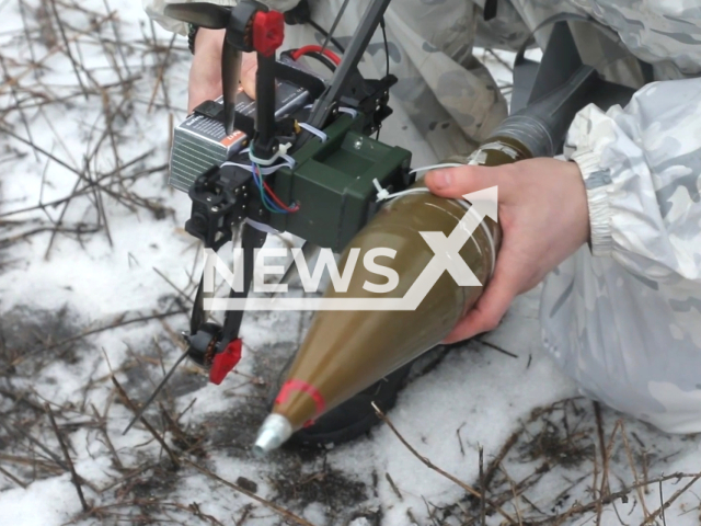 Operators of FPV drones destroy camouflaged dugouts and troops of the Ukrainian Armed Forces in the Kupyansky area, Ukraine. Note: Picture is a screenshot from the video. (Ministry of Defense of the Russian Federation/Clipzilla)