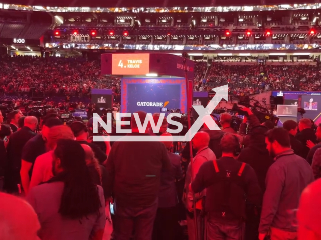 Record-breaking attendance and star-studded guests kick off Super Bowl week in Las Vegas. Note: Picture is a screenshot from the video. (Clark County, Nevada/Clipzilla)