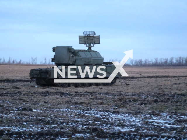 Crews of the Tor anti-aircraft missile systems of the Vostok group destroyed reconnaissance drones of the Armed Forces of Ukraine in the Northern Military District zone, Ukraine. Note: Picture is a screenshot from the video. (Ministry of Defense of the Russian Federation/Clipzilla)