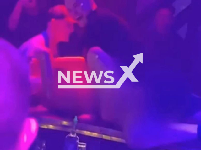 A bartender has sex with a woman on the bar counter in front of everyone in "Nebar" bar, Novosibirsk, Russia, undated. Residents of the city called on law enforcement to begin an inspection and close the bar.Note: Picture is screenshot from a video. (@plohie_novosti_18/Newsflash)