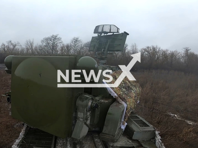 The crew of the Tor-M2 air defense system destroy reconnaissance drones of the Armed Forces of Ukraine in the Kupyansk direction, Ukraine. Note: Picture is a screenshot from the video. (Ministry of Defense of the Russian Federation/Clipzilla)