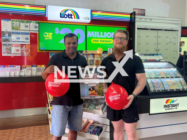 Bundaberg man won $2.9 million, undated.  He couldn’t sleep a wink after checking his Saturday Gold Lotto ticket.
Note: Licensed photo(The Lott/Newsflash).