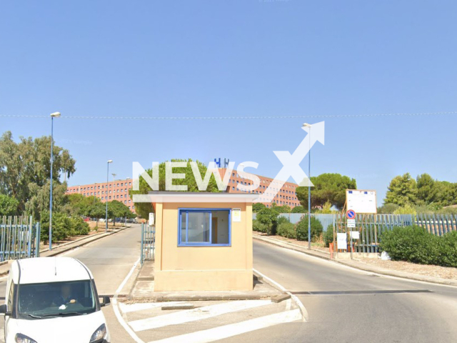 Picture shows the hospital San Giovanni di Dio in Agrigento, Sicily in Italy, undated. A 17-year-old girl argued with her 16-year-old brother and stabbed him between heart and lung. Note: Image is a screenshot from Google Maps. (Google Maps/Newsflash)