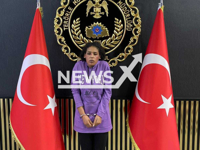 Photo shows Ahlam Albashir, who placed a bomb in Taksim, Istanbul, Turkey, undated. It was determined that Albashir was trying to determine the most crowded place by taking pictures at some points on the street. Note: Picture is private (Newsflash)