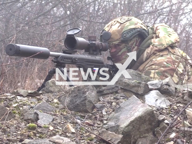 Russian snipers destroy commanders, spotters and grenade launchers of the Armed Forces of Ukraine. Note: Picture is a screenshot from the video. (Ministry of Defense of the Russian Federation/Clipzilla)