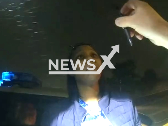 An motorist that tested over 2.5 times the legal limit for alcohol nearly hits a trooper in Dayton, Ohio, USA. Note: Picture is a screenshot from the video. (Ohio State Highway Patrol/Clipzilla)