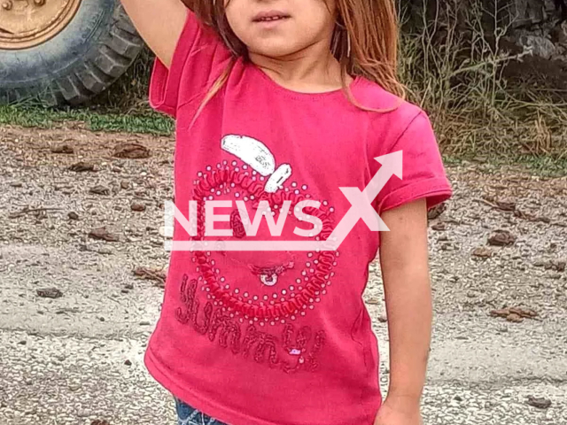 Photo shows a five-year-old girl, undated. She was shot to death by a nine-year-old in Karaman, Turkey. Note: Picture is private (Newsflash)